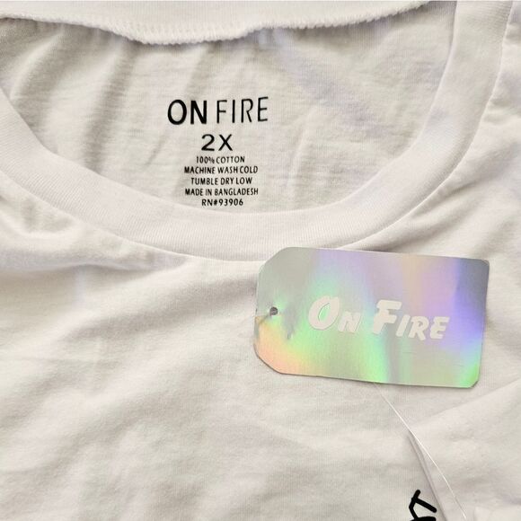 On Fire Find Your Own Way Short Sleeve T-Shirt Size 2X - Picture 7 of 11